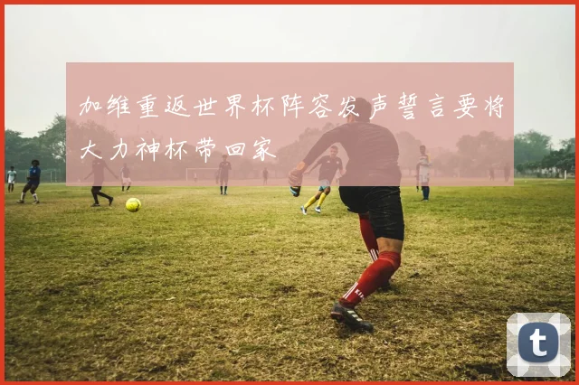 加维重返世界杯阵容发声誓言要将大力神杯带回家